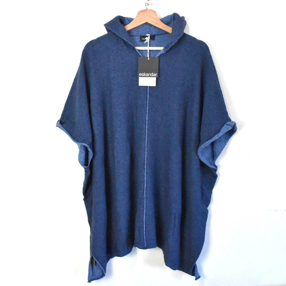 Eskandar $2695 Women Sleeveless Hooded Top OS TOP